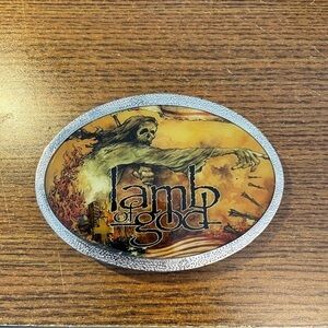 Lamb of God War Machine Ghost Belt Buckle Band Heavy Metal Music